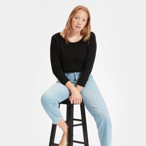 Everlane ballerina raglan cashmere sweater